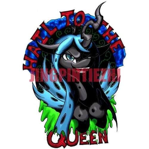 Car Stickers Vinyl Motorcycle Decal Car Window Body Decorative for HALL TO THE QUEEN Demon Racing Helmet Stickers