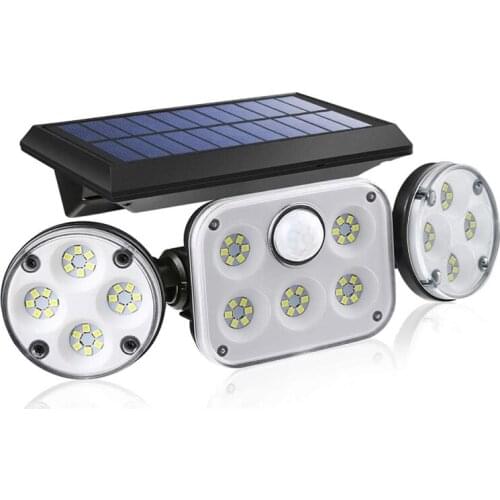 LED Solar Security Lights Outdoor with Motion Sensor,Solar Powered Wall Light Flood Light,for Garage,Garden,Patio,Etc