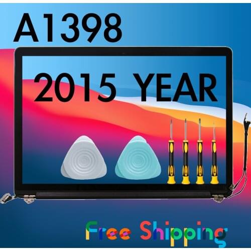 NEW for Macbook Pro 15'' Retina A1398 LCD Display Screen Assembly MJLQ2 MJLT2 Late 2015 Year 661-02532 Mid 2015 Year