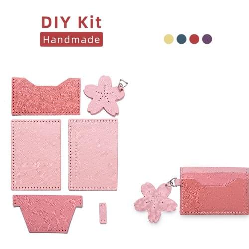 Sewing Fish New Original Design Card-Holder Bag Card Wallet DIY Handmade Leather Kit DK610