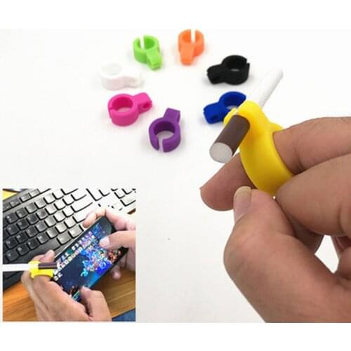 Wholesale Waterproof Endlessly Artifact 1 PC Silicone Ring Finger Hand Rack Cigarette Holder for Regular Smoking Smoker Men Gift