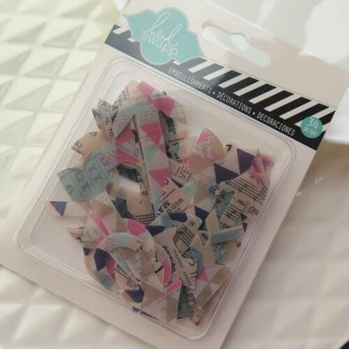 Plastic arrow shape die cuts pack scrapbooking DIY hobby home decoration pink blue mix corlor mix size die cuttings