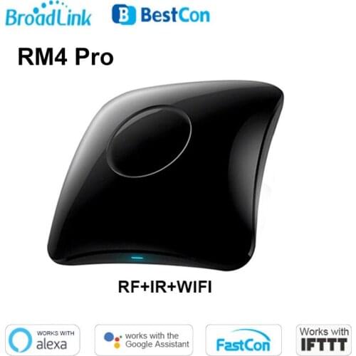 Broadlink RM4 Pro Rm4C Mini WiFi IR RF Smart Home Automation Universal Intelligent Remote Controller Work With Alexa Google Home