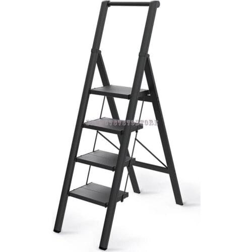 Thickened Aluminum Alloy Folding Ladder Multi Function Four Five Step Ladder Household Ladder Miter Ladder Ladder Aluminum Ladde