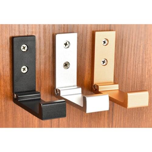 For Drying Racks Clothing Hanger Creative 1pc Space Aluminum Hooks Foldable Hook Multi-function Coat Hook Storage & Organization