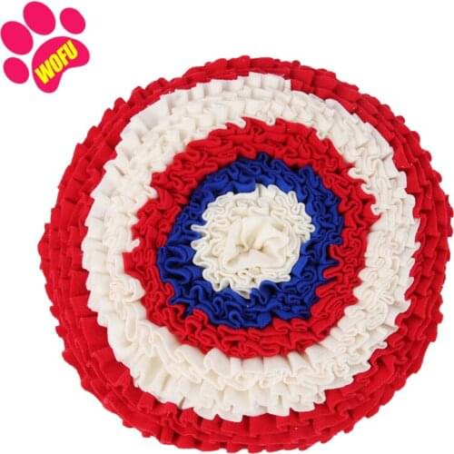 WOFUWOFU Dog Snuffle Mat, Pet Feeding Mat Training Foraging Sniffing Pad Encourages Natural Foraging Skills for Cats Dogs Portab