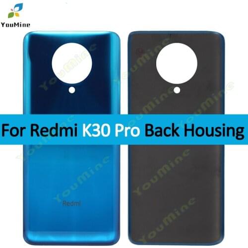 For Xiaomi Redmi K30 Pro Housing Battery Back Cover Glass Replacement For xiaomi poco f2 pro Back housing