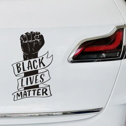1Pcs Car Stickers Black Lives Matter Sticker Word Styling Self-Adhesive Car Window Sticker For Laptop Car Truck Van Car Stickers