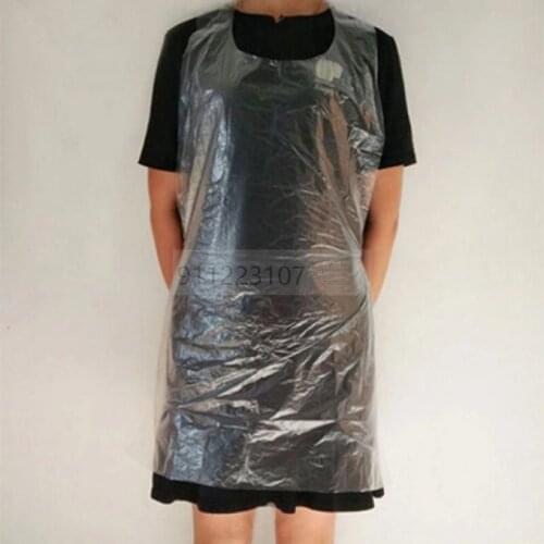 100pcs Disposable Apron Anti Pollution Apron Cleaning Transparent Apron Easy Use Kitchen Aprons Kitchen Cooking Aprons