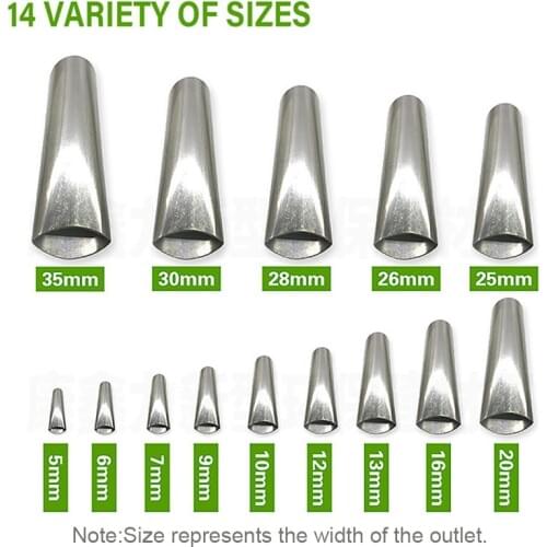 14Pcs Stainless Steel Caulking Finisher Caulk Nozzle Applicator Silicone Sealant Finishing Tool Kitchen Bathroom Sink Joint