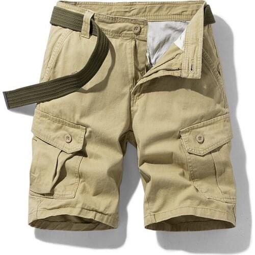 2021 Foreign Trade New Cargo Shorts Summer Men Wear Bags Of Cargo Pants Casual Pants