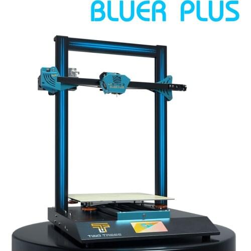 TWO TREES BLUER PLUS 3D Printer 90% Pre-Assembled 300*300*400mm Large Size Silent Printing Dual Z Axis with 4.3 Inch Touchscreen