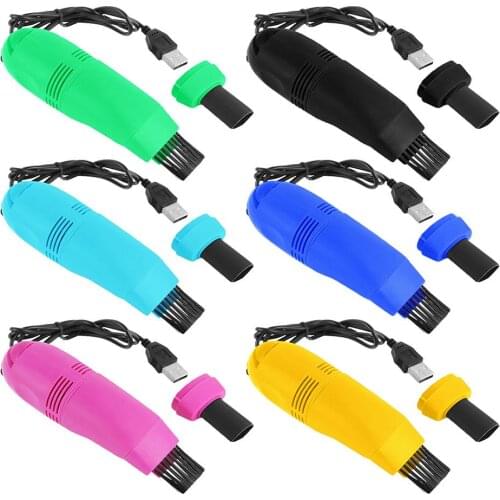 Mini USB Car Vacuum Cleaner Car Micro Vacuum Cleaner Strong Suction Power To Quickly Remove Dust With Dust Brush