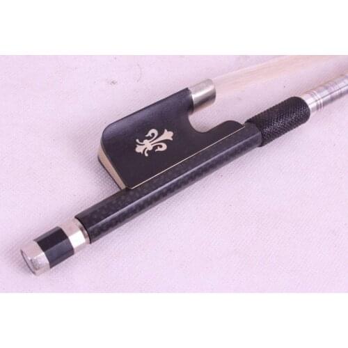 Upright Double Bass Bow Carbon Fiber Bass Bow For String Bass Natural Bow Hair bass parts & accessories