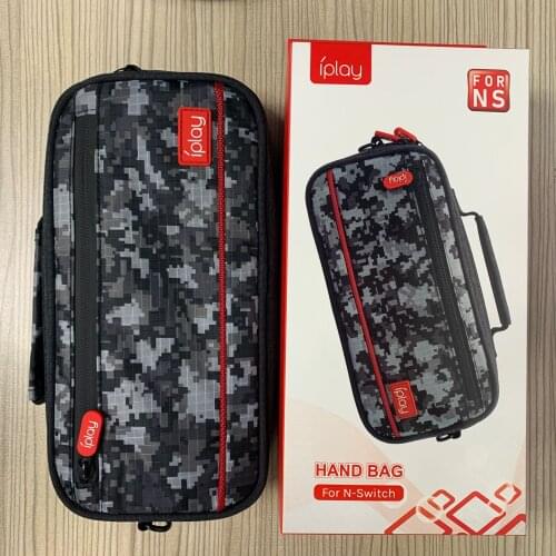 Iplay for Nintendo Switch Camouflage Storage Bag Cover Case Shockproof Portable Carrying Bag for Nintendo Switch NS Console Case