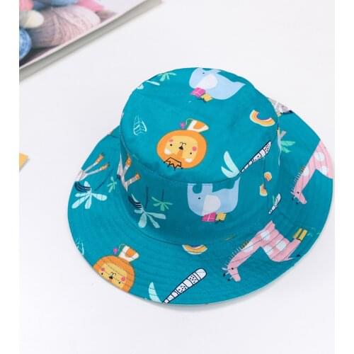 Children Hat Summer Printing Cap For Boys And Girls Kids Sun Caps Cartoon Baby Hats 6 months to 8 years