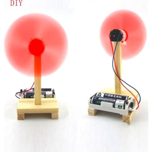 DIY electric fan toy technology small production intelligence assembled handmade puzzle toys