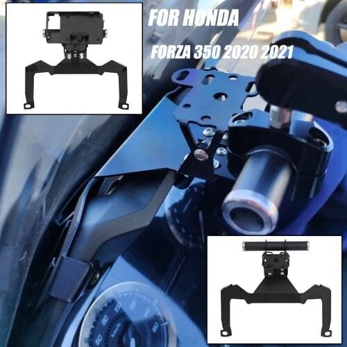 For Honda FOR Forza-350 2020 2021 FOR Forza350 Motorcycle Front Phone Stand Holder GPS Navigaton Plate Bracket