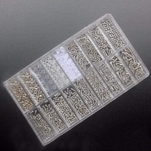 IMIXLOT 900 pcs Micro Glasses Sunglass Watch Spectacles Phone Tablet Screws Nuts Screwdriver Repair Tool Set Kits