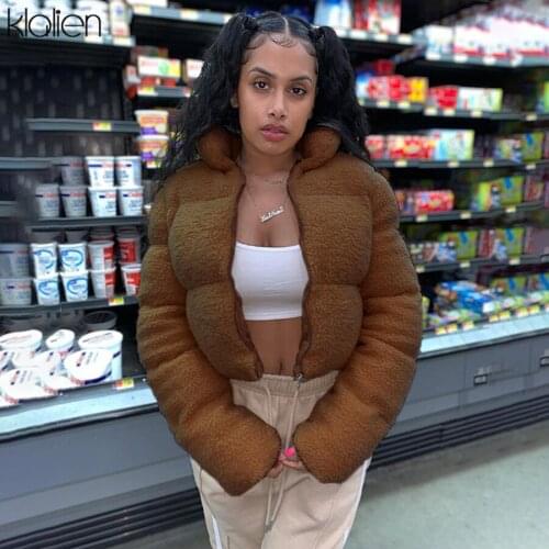 Женские приталенные пуховики KLALIEN China At AliExpress