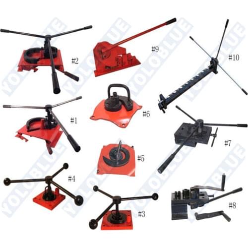 13PCS Metal forging handmade manual scroll bending twisting Tools European wrought iron equipment