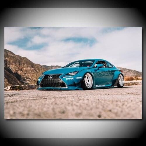 LEXUS IS Tuning Vehicle Sport Car Supercar Posters Canvas Print Wall Art Picture for Living Room Decor