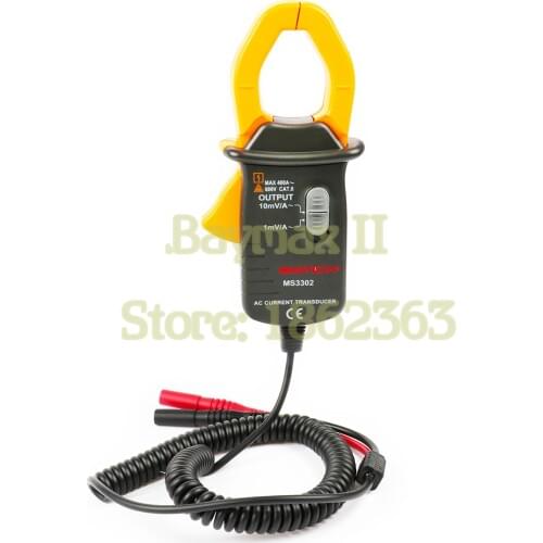 MASTECH MS3302 AC Current 0.1A - 400A Clamp Meter Transducer True RMS