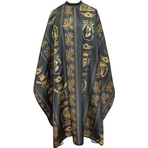 Nylon Reusable Hair Cutting Cape Barber Kids Adults Home Salon Gown Waterproof 65x57'' Hair Dye Coloring Perming Haircuts Cape