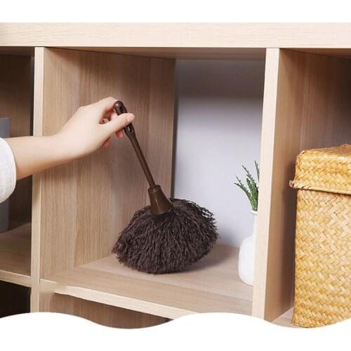 NHBR Mini Feather Duster Cleaning Duster Car Electrostatic Duster Household Desktop Keyboard
