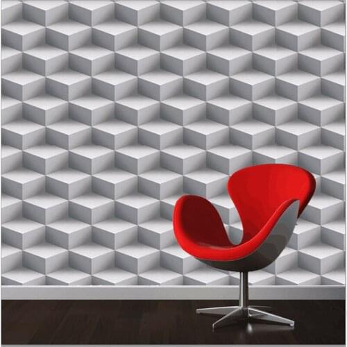 Wallpapers 3d Modern Personalized Lattice 3d Wall Murals Vinyl Wallpaper Roll Pvc Waterproof Background Wall Paper For Walls