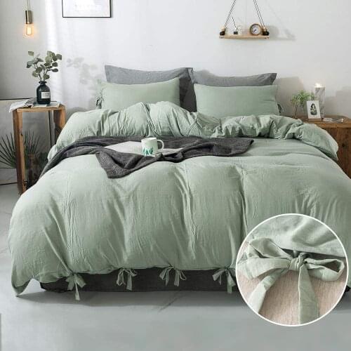 Nordic Duvet Cover Simplicity Solid Bedding Set King Bed Set 150 Comforter Quilt Cover Bedspread Queen King Size 228x228cm