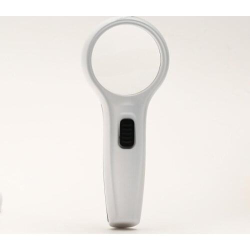 Hand-Held High-Definition Reading Magnifier with Led Light for The Elderly To Read Books, Newspapers and Repair Lighting Magnifi