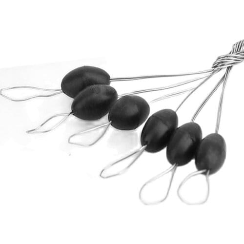 Big space beans and line stopper products for fishing rubber type for boat Fishing supplies gear equipment 5sets