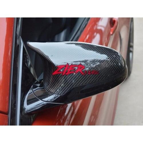 Full Replacement Carbon Fiber Car Side Mirrors Rearview Cover Trim For BMW M3 M4 F80 F82 F83 2010-2017