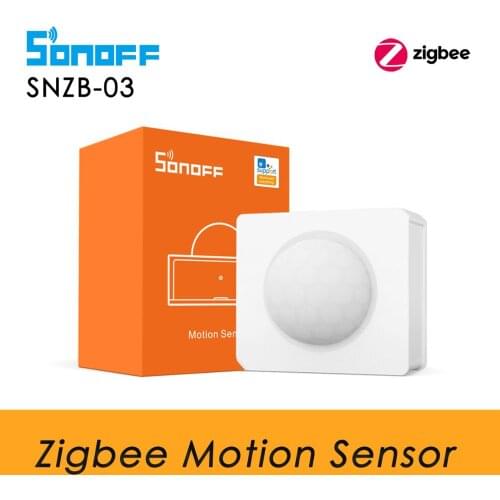 SONOFF SNZB 03 Zigbee Motion Sensor Human Body Sensor, Zigbee PIR Sensor, Work with SONOFF Zigbee Bridge, Smart Home Security