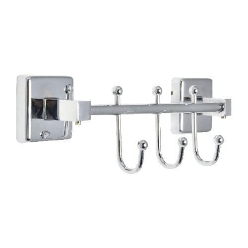 Steel Bathroom Ocean Cıkmalı Hook 3 Lu Robe Hook