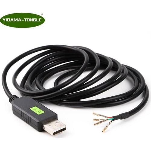 Usb ttl uart 3.3v to dubeg 4 way wire core terminated DuPon serial converter ftdi cable