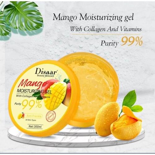 LAIKOU 99% Mango Moisturizing Gel Skin Care Remove Acne Dilute Acne Marks Day Cream Skin Repairing Natural Beauty Products 300ml