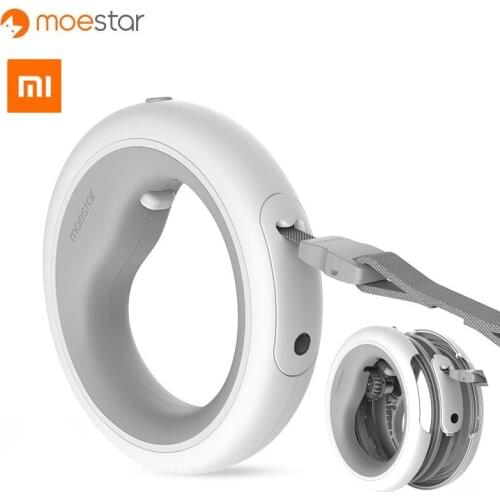 Xiaomi Mijia Dog Leash MOESTAR UFO Retractable Pet Leash Puppy Dog Collar Dog Seat Belt Rechargeable Anti Lost Traction Rope
