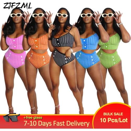 ZJFZML ZZ Plus Size Swimwear