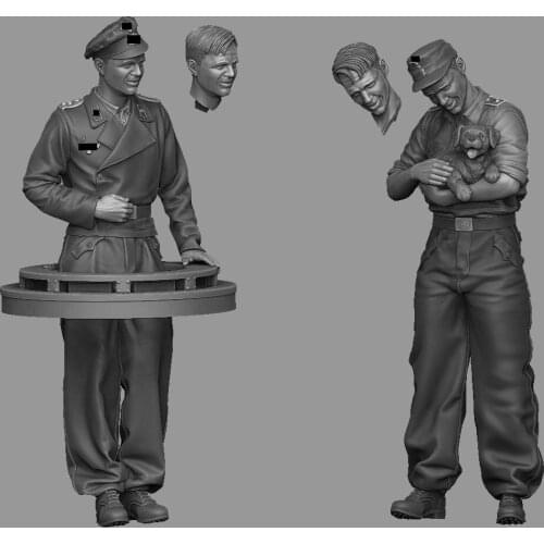 1/35 Resin Model Figure GK , Unassembled and unpainted kit
