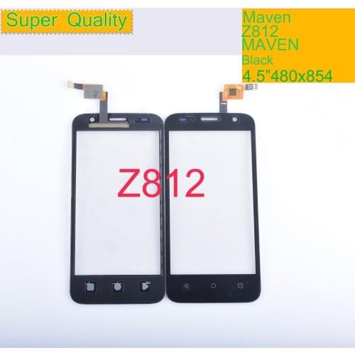 10Pcs/lot Touch Screen Digitizer For ZTE Maven Z812 Touch Panel Touchscreen Lens Front Glass Sensor NO LCD Z812 Replacement