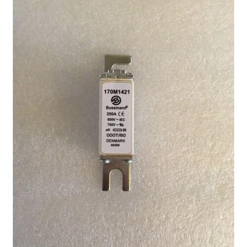10pcs power dc fuse 170M1421 250A 690V ceramic fuse for short circuit protection