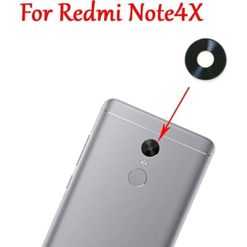 2PC 100% New Original Rear Back Camera Glass Lens Cover with Adhesive For Xiaomi Hongmi Note 4X Redmi Note4X