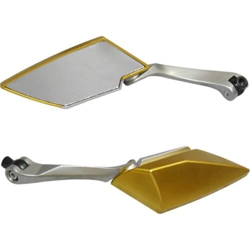 2Pcs/Set Motorcycle Handlebar Rearview Side Mirror for Honda for Yamaha Fuxi RSZ Motorcycle Handlebar Parts