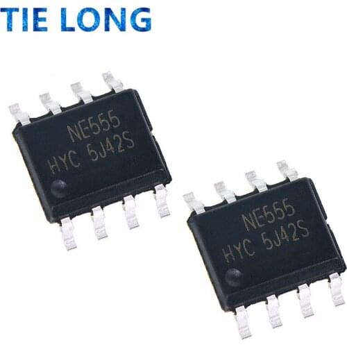 20PCS/Lot NE555 NE555N 555 NE555DR NE555DT SMD Chip SOP-8 New Original sop8