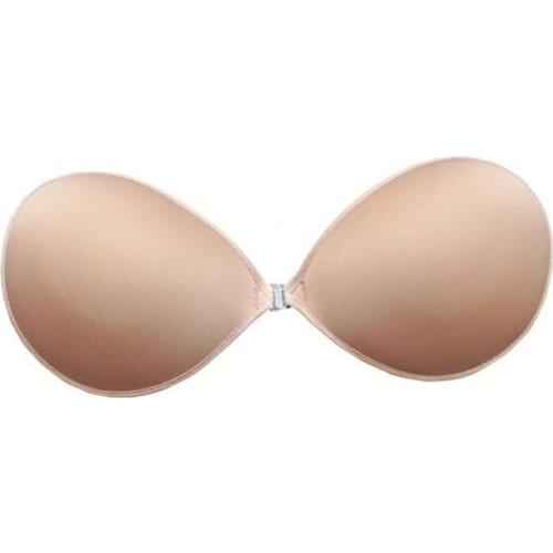 2018 Women Self Adhesive Strapless Bandage Blackless Solid Bra Stick Gel Silicone Push Up womens underwear Invisible Bra