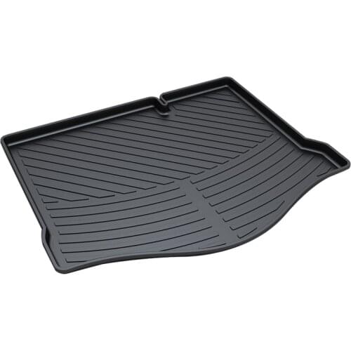3D Car Trunk Mat Protector Cover in Heavy Duty for 2009 Hatchback Ford Focus Black