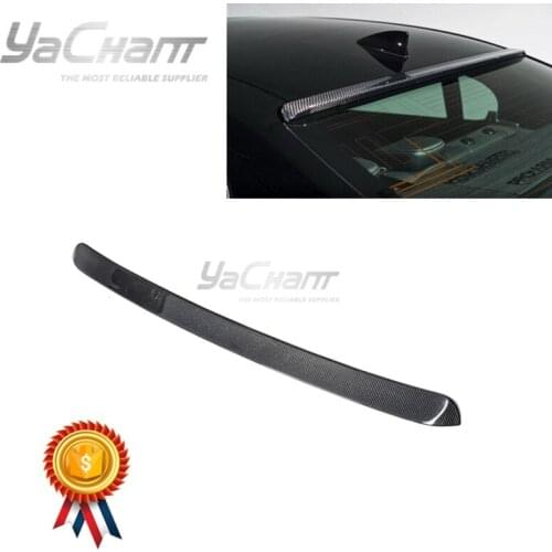 Car-Styling Carbon Fiber Roof Spoiler Fit For 2016-2018 GS F Sport YC DESIGN Style Wing
