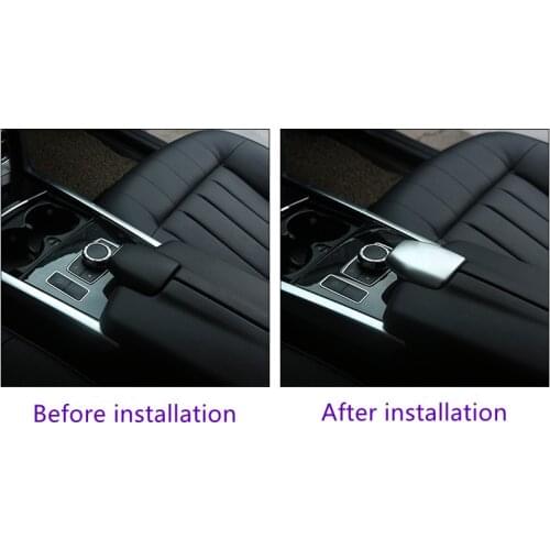 Car Styling Central Armrest Box Switch Trim Covers For Mercedes Benz E Class W212 CLS Auto Interior Accessories